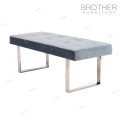 Mobilier d&#39;hôtel commercial long tabouret rembourré de tabouret avec de haute qualité